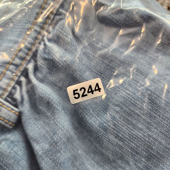 Women's Fossil Blue Denim Skirt Button Front 100% Cotton Size 6 - Picture 11 of 11